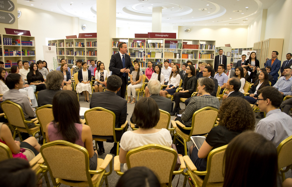 Prime Minister of the United Kingdom met with NU students
