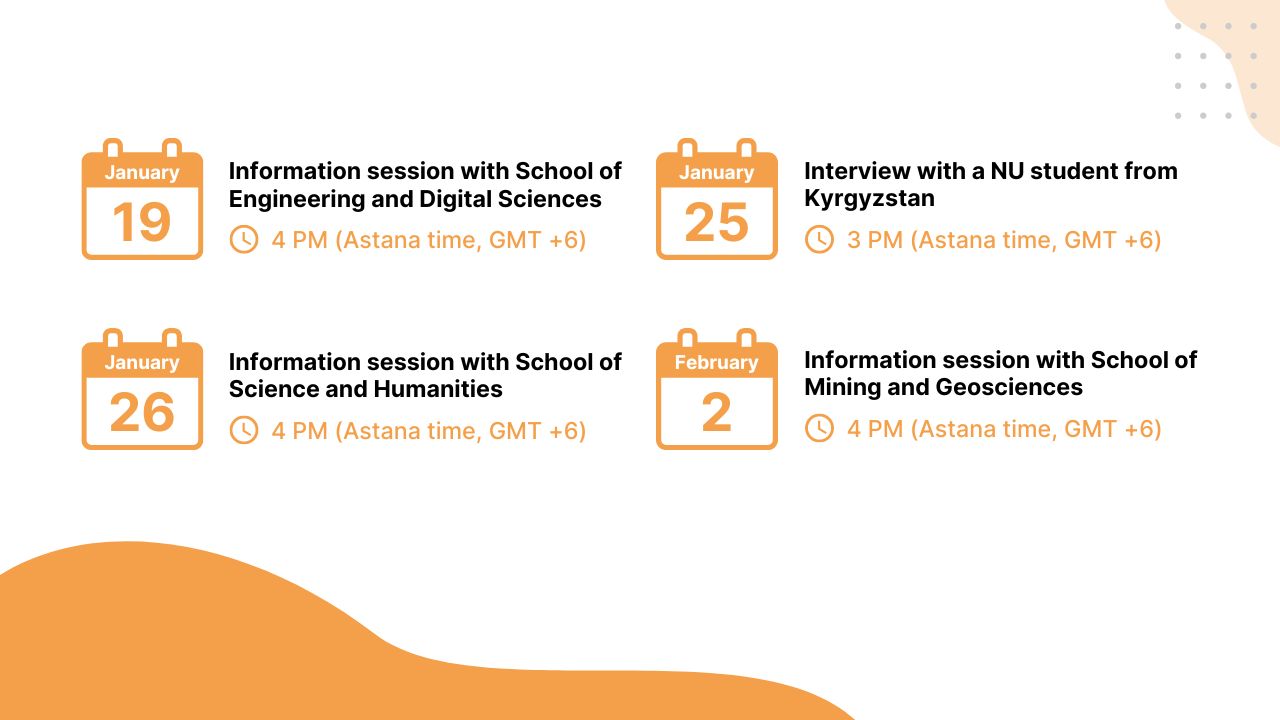 Information sessions for international applicants