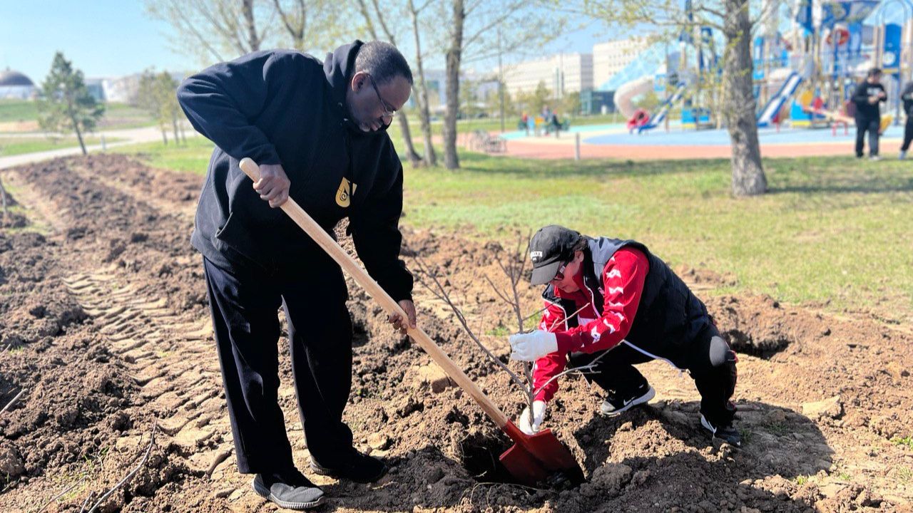 NU Planted Fruit Tree Garden
