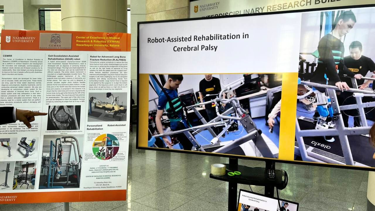 Реабилитационные роботы представлены на крупнейшем медицинском конгрессе в Казахстане