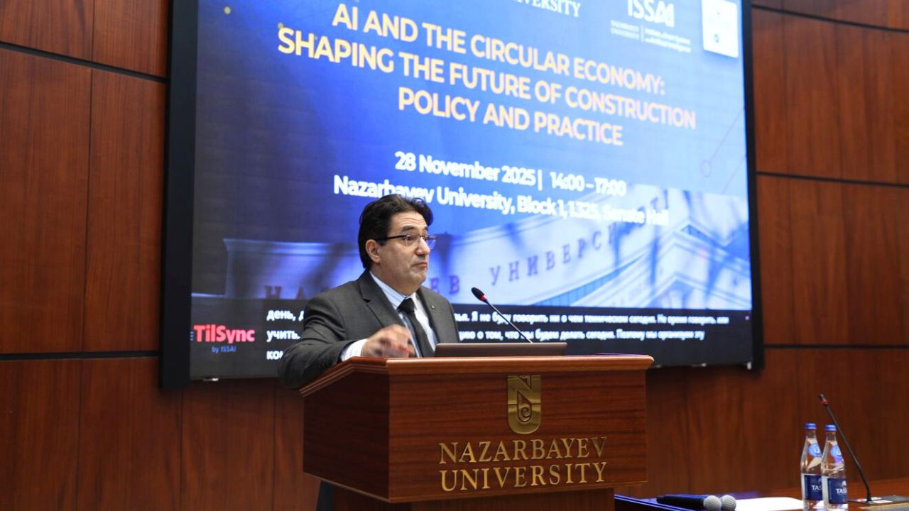 Тұрақты құрылыс болашағы: ИИ мен циркулярлы экономика мамандары NU-де бас қосты