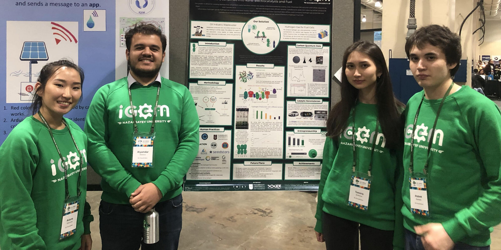 Победа команды студентов НУ на международном конкурсе в области зеленых и чистых технологий